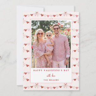 Whimsical Hearts Glad Alla Hjärtans Dag Foto Kort