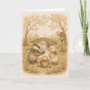 Whimsical Hearts Hälsning Kort