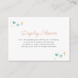 Whimsical Hearts & Stars Display Dusch Tilläggskort