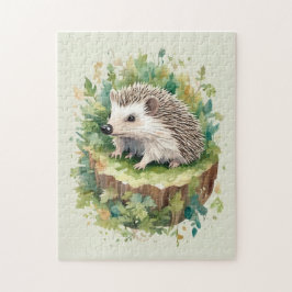 Whimsical Hedgehog l Season: vår [A] Pussel