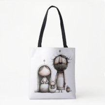 Whimsical Heliga Familjen Julkrubba