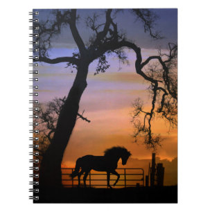 Whimsical Horse Notebook Anteckningsbok