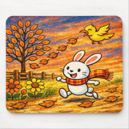 Whimsical höstkanin musmatta