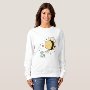 Whimsical Humla Blommig Konst Älskare T Shirt