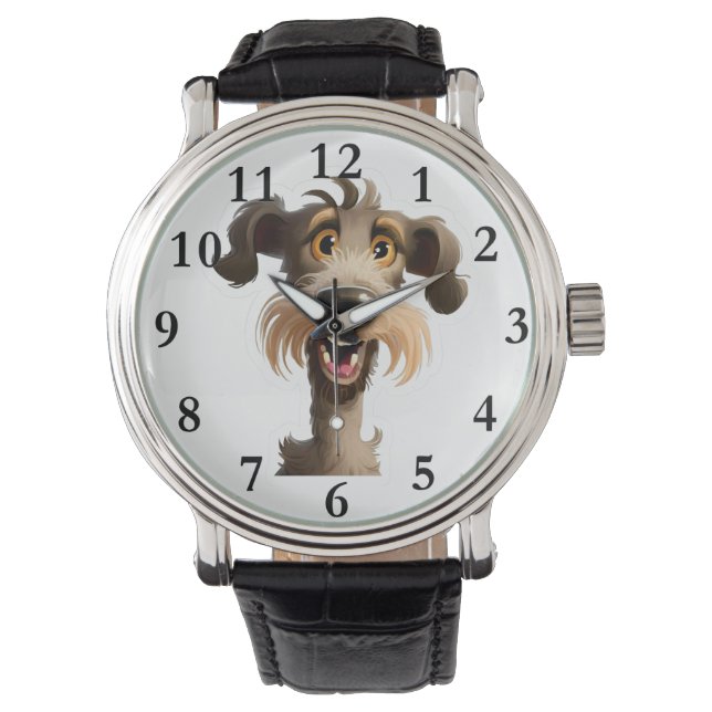 Whimsical hund armbandsur (Framsida)