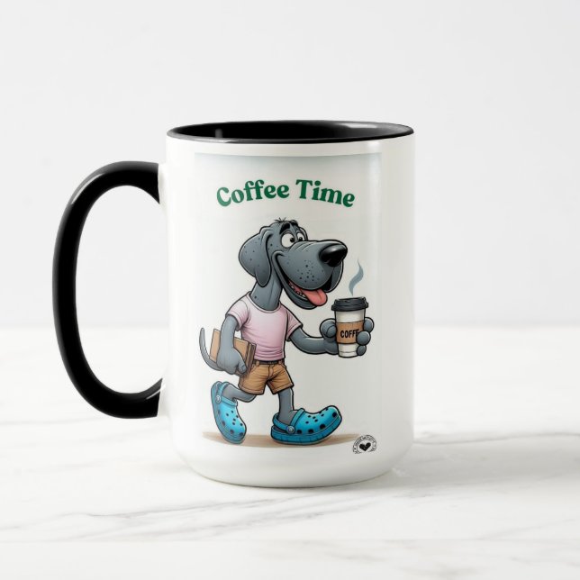 Whimsical hund mugg (Vänster)