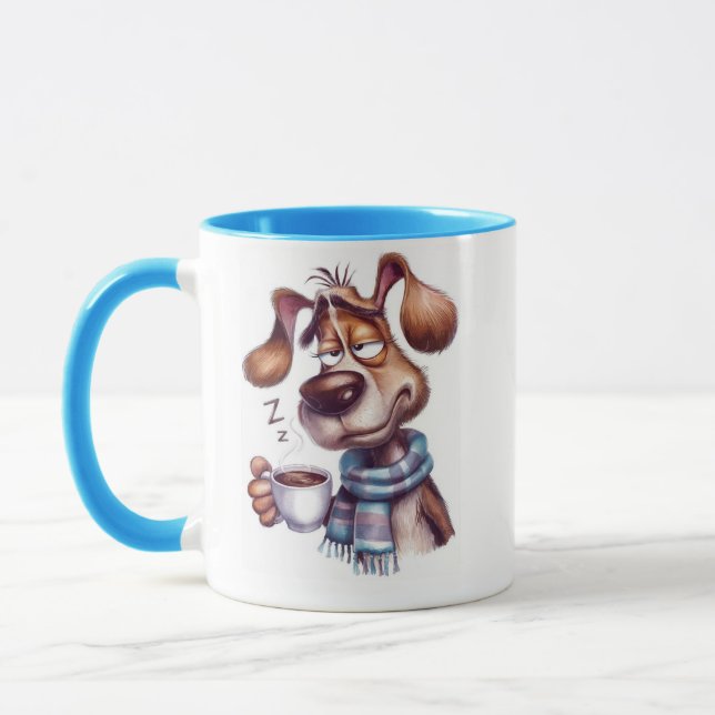 Whimsical hund mugg (Vänster)