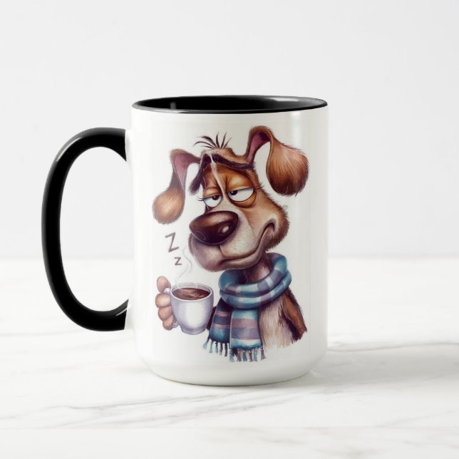 Whimsical hund mugg (Vänster)
