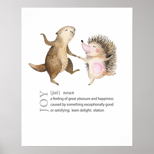 Whimsical Joy Definition Poster (Framsidan)