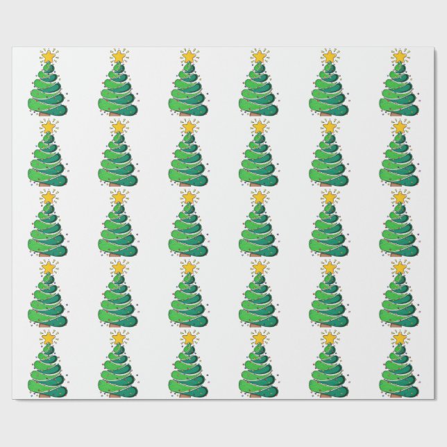Whimsical jul presentpapper (Platt)
