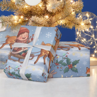Whimsical jul presentpapper