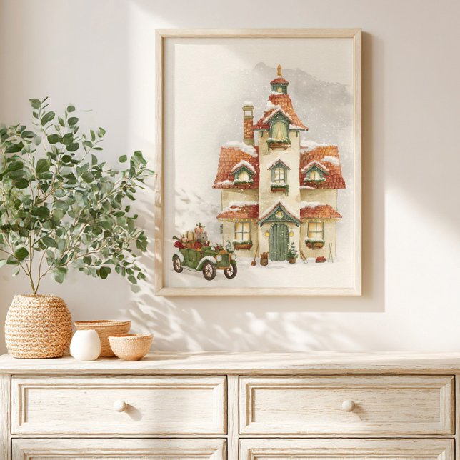 Whimsical julberättelsebok för barn Poster (Skapare uppladdad)