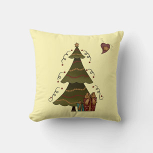 Whimsical Julgran Kudde