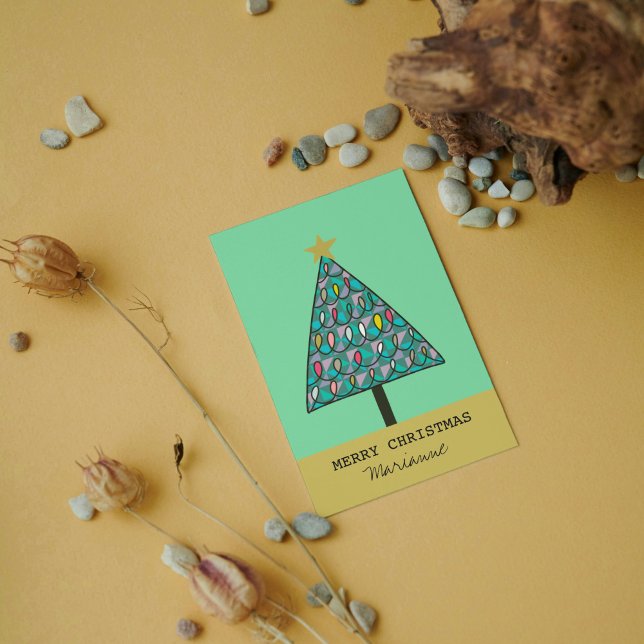 Whimsical Julgran med Ljus-inbjudan Inbjudningar (Skapare uppladdad)