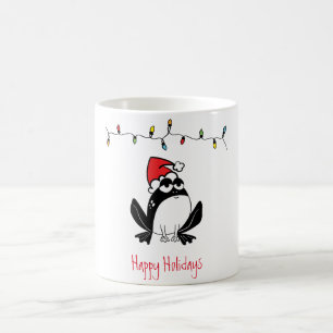Whimsical julgroda kaffemugg