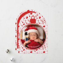 Whimsical julklotter Konst Ornament Foto