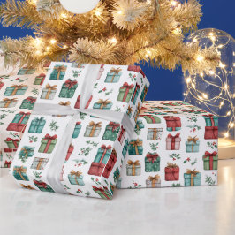 Whimsical julpresentpapper – julpapper