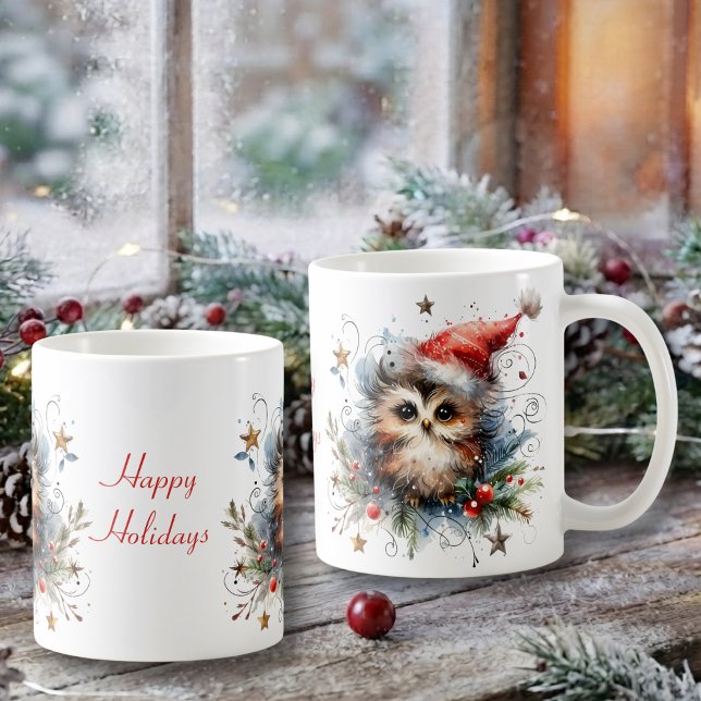 Whimsical juluggla kaffemugg (Skapare uppladdad)