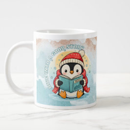 Whimsical Jumbo Pingvin Berättande Kaffe Te Mu Mugg