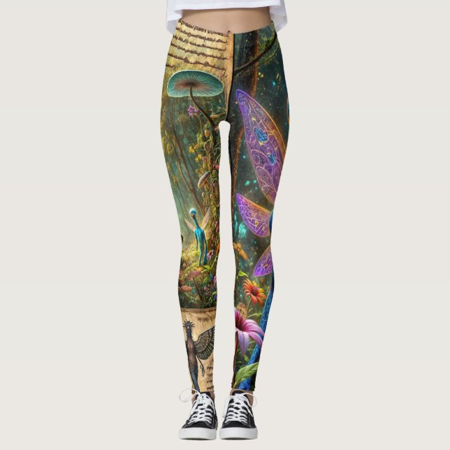 Whimsical Junk Journal Leggings (Framsida)