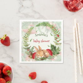 Whimsical Kanin Baby Shower Pappersservett