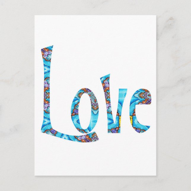 Whimsical Kärlek I Vykort (Framsida)