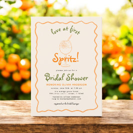 Whimsical Kärlek vid första Spritz-Funkyns Möhippa Inbjudningar
