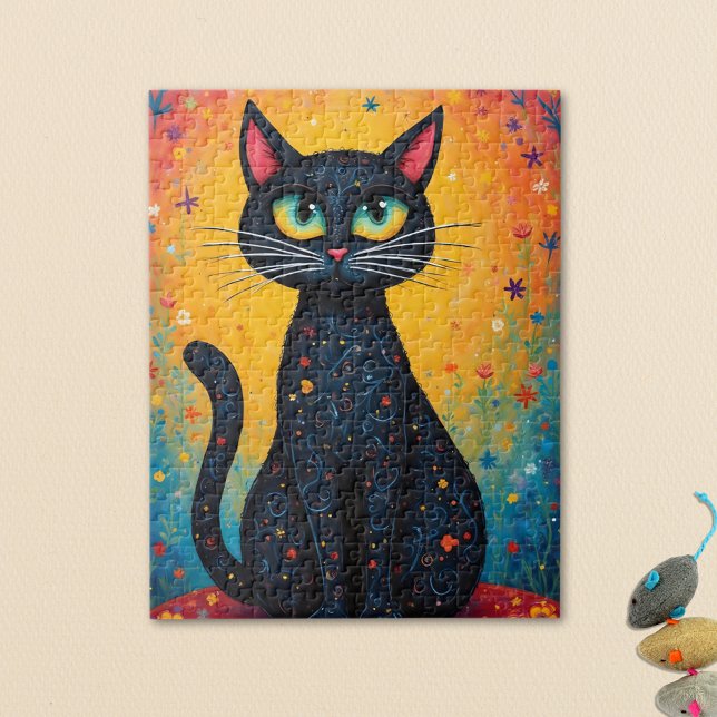 Whimsical katt  pussel (Skapare uppladdad)
