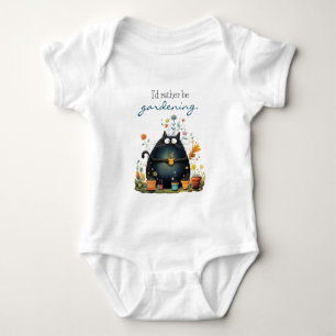 Whimsical kattodlare "Jag hade hellre trädgårdsskö T Shirt