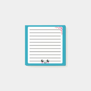 Whimsical Kawaii Post-IT-Anteckningsblock Post-it Block