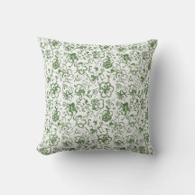 Whimsical Klöver Dans – Grön Chinoiserie-Inspirati