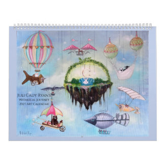 Whimsical konstresa 2027 kalender
