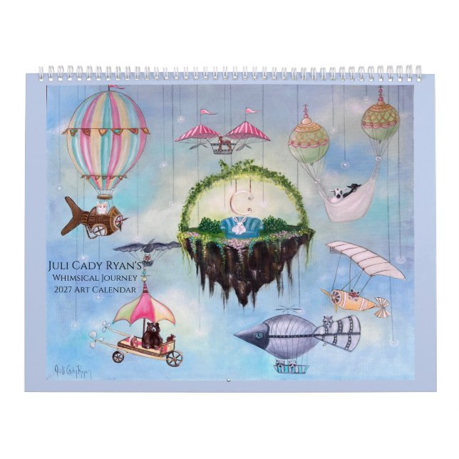 Whimsical konstresa 2027 kalender (Omslag)