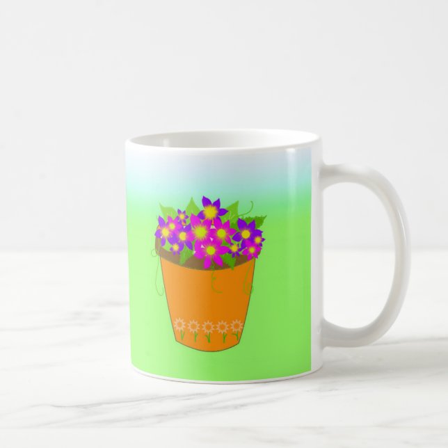 Whimsical kruka kaffemugg (Höger)
