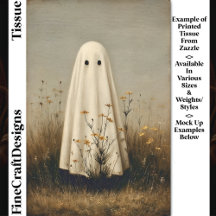 Whimsical Lakan Ghost in Wildblommor DV6 Decoupage