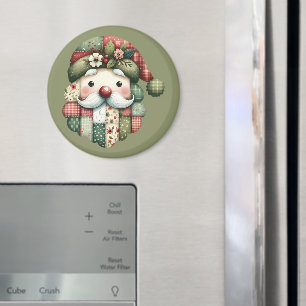 Whimsical Lapptäcke Tomte Jul Magnet