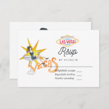 Whimsical Las Vegas Bröllop OSA Card