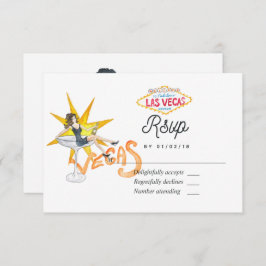 Whimsical Las Vegas Bröllop OSA Card