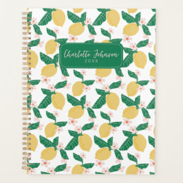 Whimsical Lemon Floral Personalized