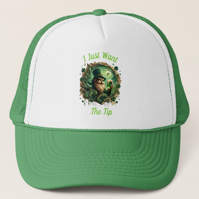 Whimsical Leprechaun Savoring a Pint Keps (Framsida)