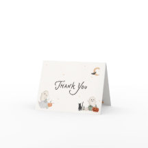 Whimsical Little Boo Halloween Tack Kort