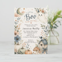 Whimsical Little Boo på väg Baby Shower