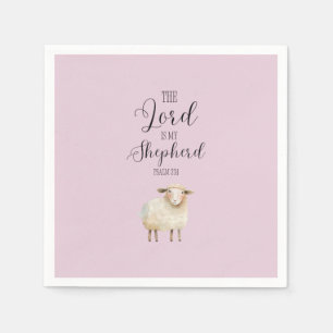 Whimsical Lord är min herde Psalm 23:1 Pappersservett