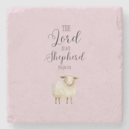 Whimsical Lord är My Shepherd Psalm 23:1 Stenunderlägg