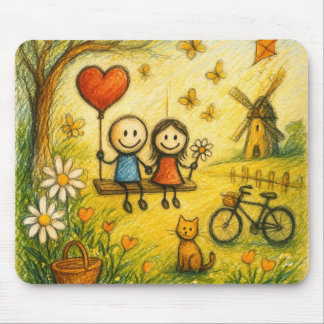 Whimsical Love Swing Garden Musmatta