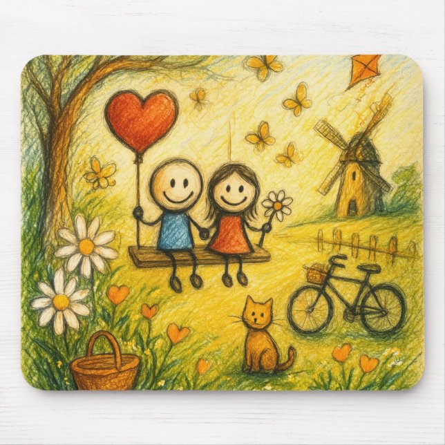 Whimsical Love Swing Garden Musmatta (Framsidan)