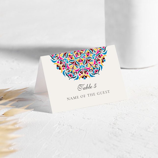 Whimsical Luxury Ivory Floral Style Border Wedding Bordsnummer (Skapare uppladdad)