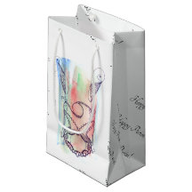 Whimsical Lycklig Purim Gift Bag