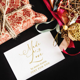 Whimsical Made with Kärlek for Business Stämpel