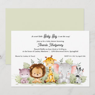 Whimsical Måne och Stars Baby Shower-inbjudningar Inbjudningar